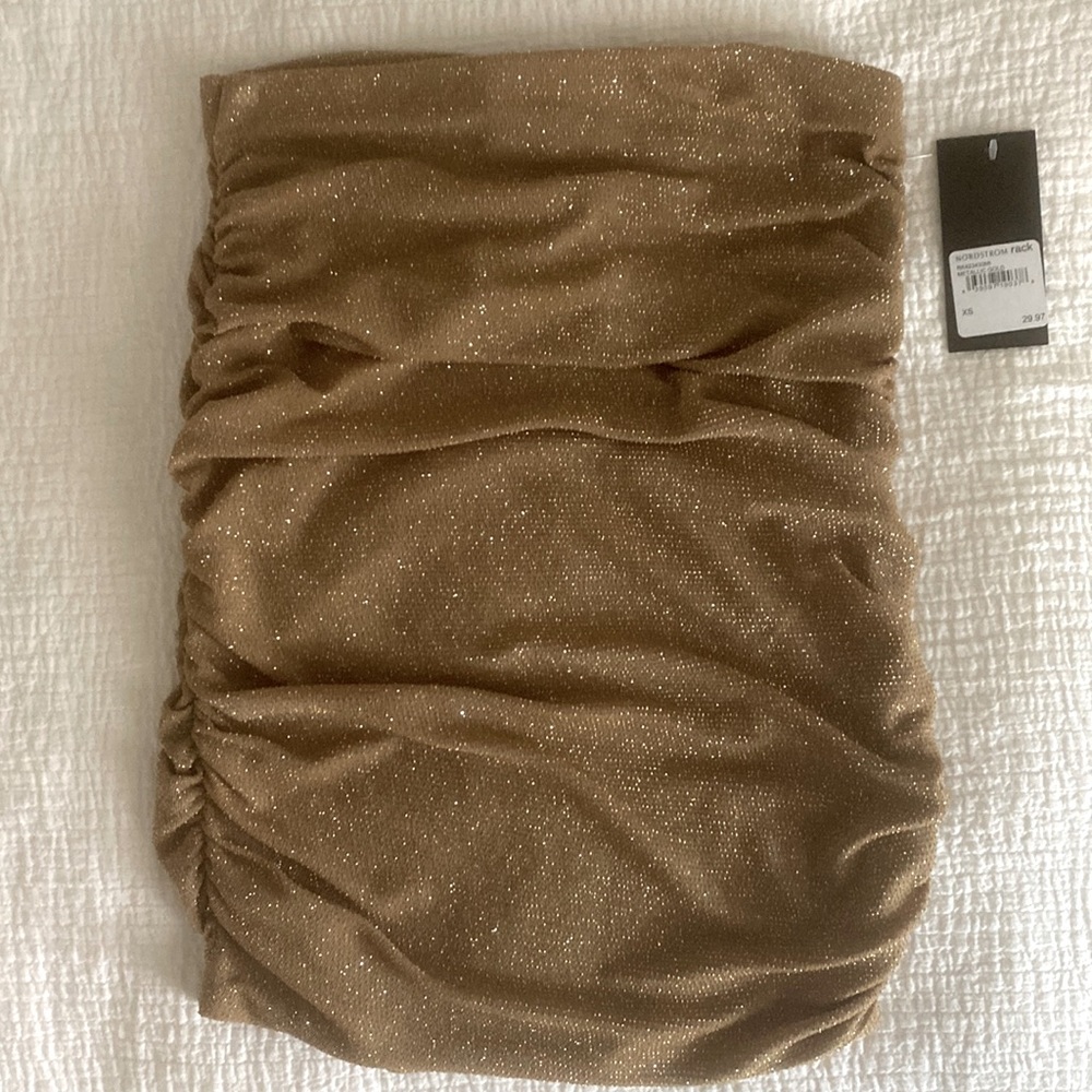 NEW with tags. Gold sparkle skirt from Nordstrom.